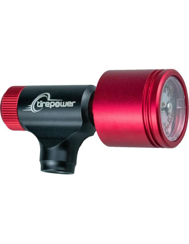 Inflador de Neumáticos CO2 Ctrepower con Manómetro 16g