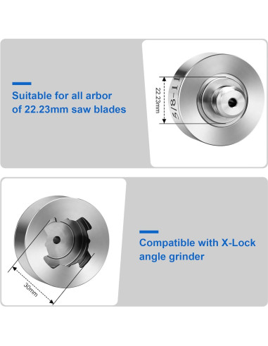 Adaptador de bloqueo SUNJOYCO para amoladora X-Lock 45mm
