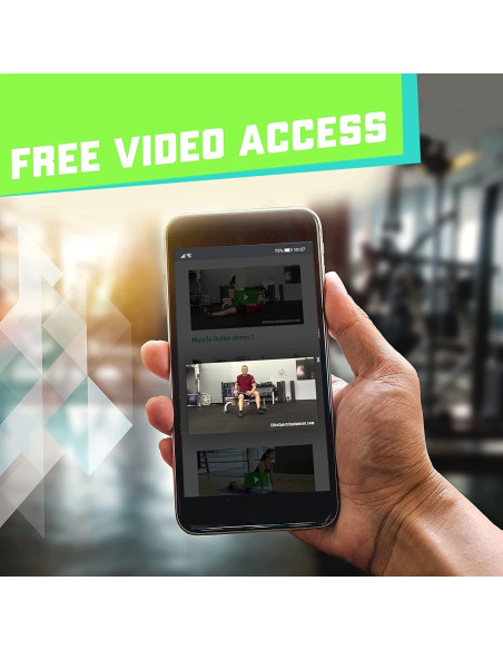 Varita de Masaje Elite Sportz 40.6 cm Verde para Alivio Muscular