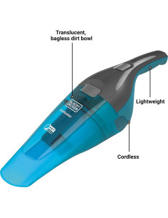 Aspiradora de mano BLACK+DECKER HNVC215BW52 368g inalámbrica 2