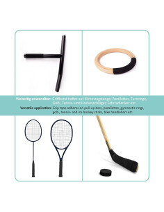 Cinta de Agarre Antideslizante Pullup & Dip 25m para Deportes 2