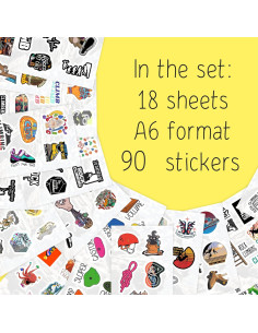 Pegatinas de Escalada BulbaCraft - Vinilo Impermeable 14.73x10.49cm 2