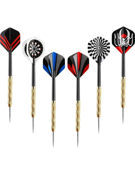Juego de Dardos de Punta de Metal Accmor 18 Piezas Profesional