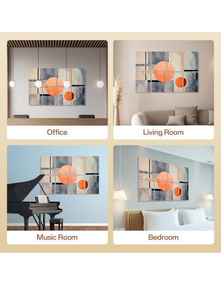 Panel Acústico Keemute 121.92x81.28cm Autoadhesivo Artístico