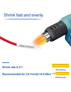 Cintas de Etiqueta Termocontraíble BOYEEZON HSe-231/631 11.7mm x 1.5m 2