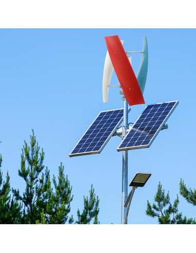 Generador Eólico Vertical 100W 24V CheriMuMu - 3 Aspas