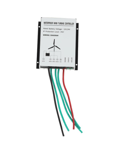 Generador Eólico Vertical 100W 24V CheriMuMu - 3 Aspas