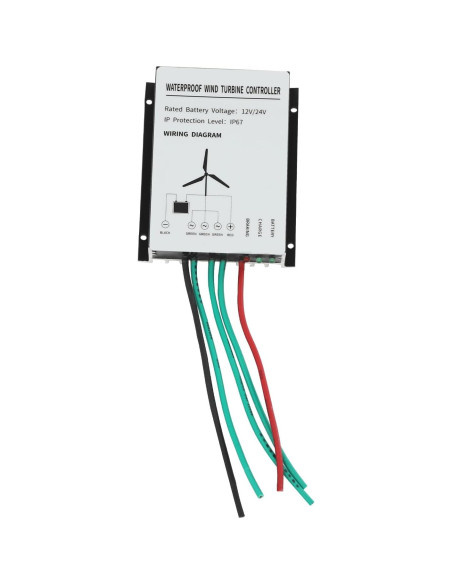 Generador Eólico Vertical 100W 24V CheriMuMu - 3 Aspas