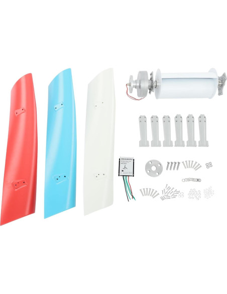 Generador Eólico Vertical 100W 24V CheriMuMu - 3 Aspas