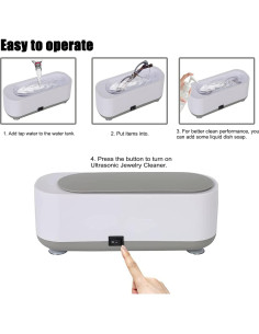 Limpiador Ultrasónico de Joyas FQBHMY 250 ML Portátil 2