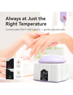 Removedor de Esmalte SAVILAND con Vapor y Tazón Eléctrico 2