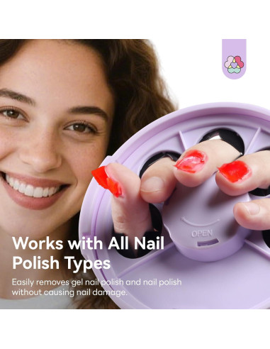 Removedor de Esmalte SAVILAND con Vapor y Tazón Eléctrico