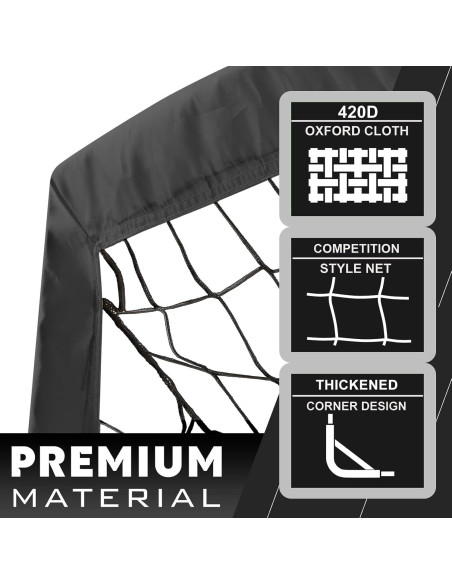 Portería de Fútbol RUNBOW 183x122 cm Plegable con Bolsa