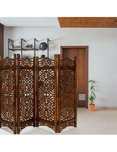 Divisor de habitación Light & Pro 4 paneles 162.56x121.92 cm