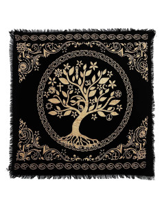 Tela de Altar Cuadrada 61x61cm Indian Consigners Árbol de la Vida