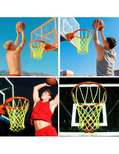 Red de Baloncesto Brillante en la Oscuridad Apausvcm 50cm