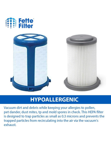 Filtros de Vacío Fette para Aspiradoras Black + Decker HCUA525
