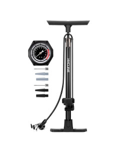 Bomba de Piso Hycline para Bicicleta 160 PSI con Manómetro