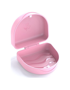 Estuche Ortodóntico ARGOMAX Rosa para Retenedores y Alineadores