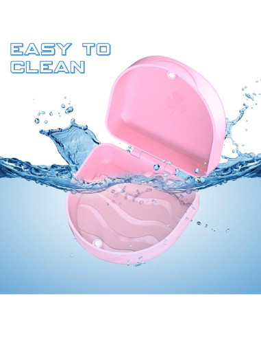 Estuche Ortodóntico ARGOMAX Rosa para Retenedores y Alineadores