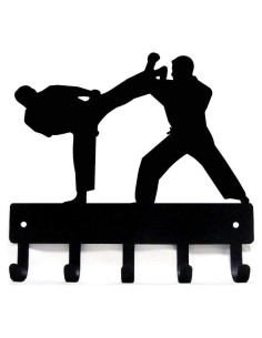 Soporte de Llaves de Pared The Metal Peddler Karate 15.24 cm