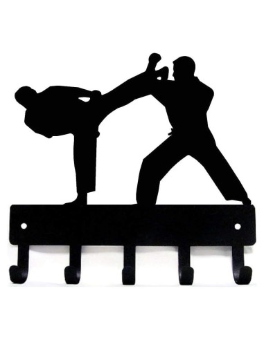 Soporte de Llaves de Pared The Metal Peddler Karate 15.24 cm