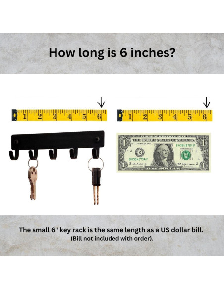 Soporte de Llaves de Pared The Metal Peddler Karate 15.24 cm