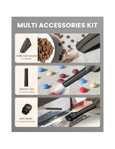 Aspiradora de Auto TANYO FA10BS Inalámbrica 12000PA