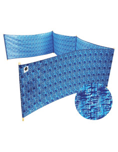 Pantalla de Viento erda Tide Dye 6m Poliester Reciclado