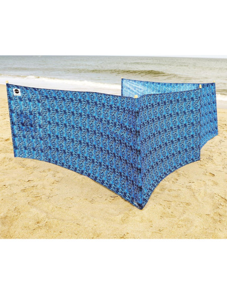 Pantalla de Viento erda Tide Dye 6m Poliester Reciclado