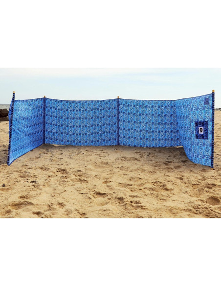 Pantalla de Viento erda Tide Dye 6m Poliester Reciclado