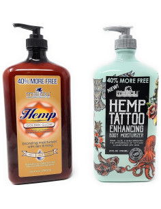 Hidratante Corporal Mejorador de Tatuajes Malibu 532 ml + 532 ml 2