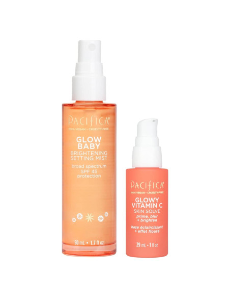Conjunto Pacifica Glow Baby: Bruma Fijadora y Primer SPF 45