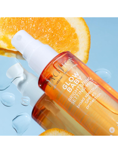 Conjunto Pacifica Glow Baby: Bruma Fijadora y Primer SPF 45