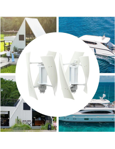 Generador Turbina Eólica Vertical 12V 100W DRRSBRP