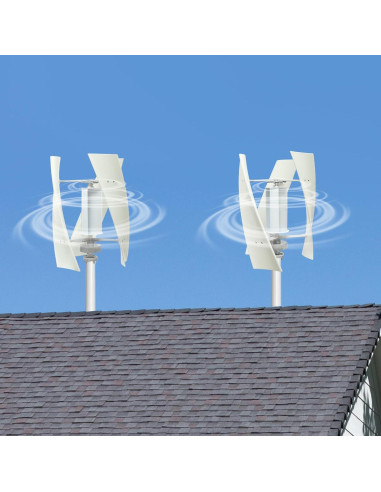 Generador Turbina Eólica Vertical 12V 100W DRRSBRP