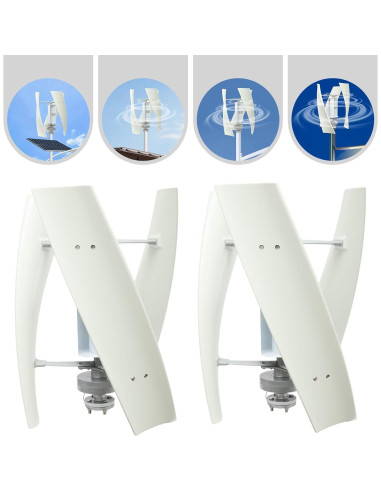 Generador Turbina Eólica Vertical 12V 100W DRRSBRP