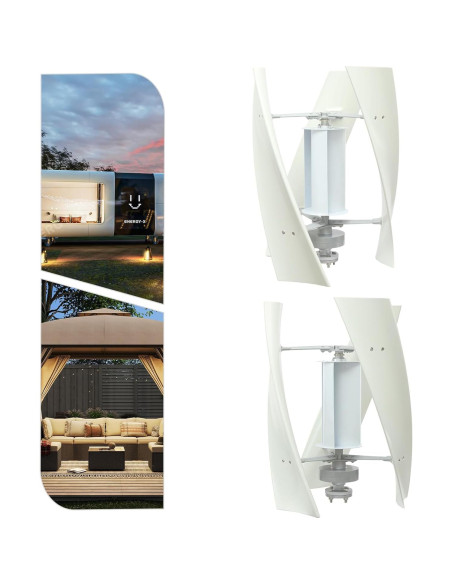 Generador Turbina Eólica Vertical 12V 100W DRRSBRP