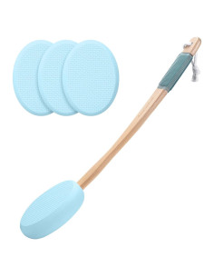 Aplicador de Loción AmazerBath con Mango Largo y 4 Almohadillas