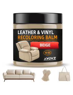 Bálsamo para Recoloración de Cuero AWOWZ 10 OZ Beige