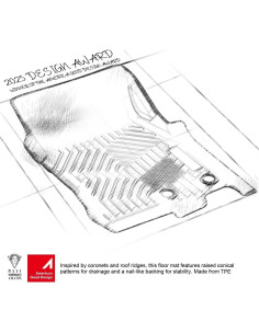 Alfombrillas de Piso G-PLUS para Toyota Corolla 2014-2019 TPE 2