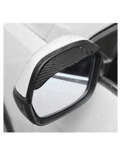 2 Protectores de Lluvia para Espejos Laterales Ohleats - Fibra de Carbono