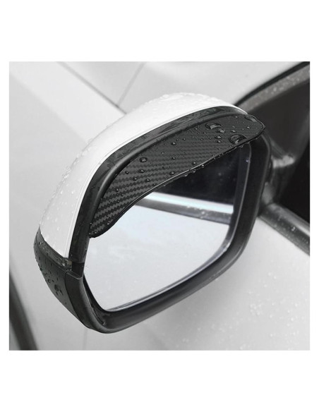 2 Protectores de Lluvia para Espejos Laterales Ohleats - Fibra de Carbono