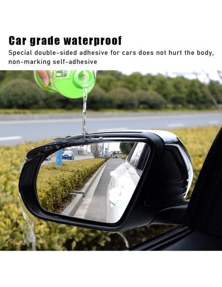 2 Protectores de Lluvia para Espejos Laterales Ohleats - Fibra de Carbono