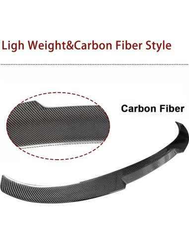 Alerón Trasero BMW E90 2008-2012 Fibra de Carbono 4 Puertas