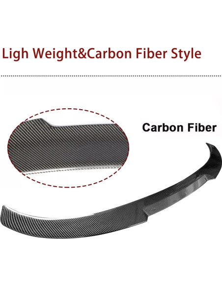 Alerón Trasero BMW E90 2008-2012 Fibra de Carbono 4 Puertas
