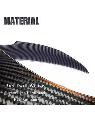 Alerón Trasero BMW E90 2008-2012 Fibra de Carbono 4 Puertas