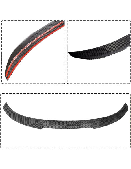 Alerón Trasero BMW E90 2008-2012 Fibra de Carbono 4 Puertas