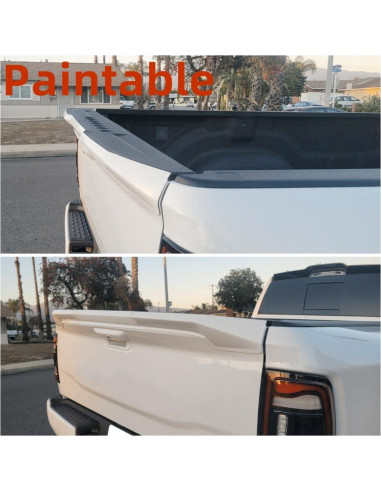 Alerón de Maletero Aieosnif Negro Mate para Dodge Ram 1500/2500/3500