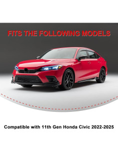 Alerón Trasero de Fibra de Carbono Fancemot para Honda Civic 2022-2025 2